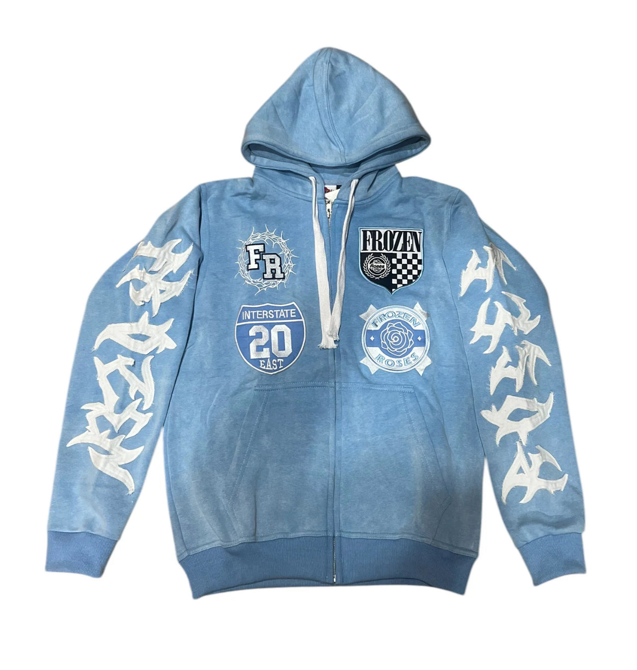 Frozen Roses Patch Zip Up
