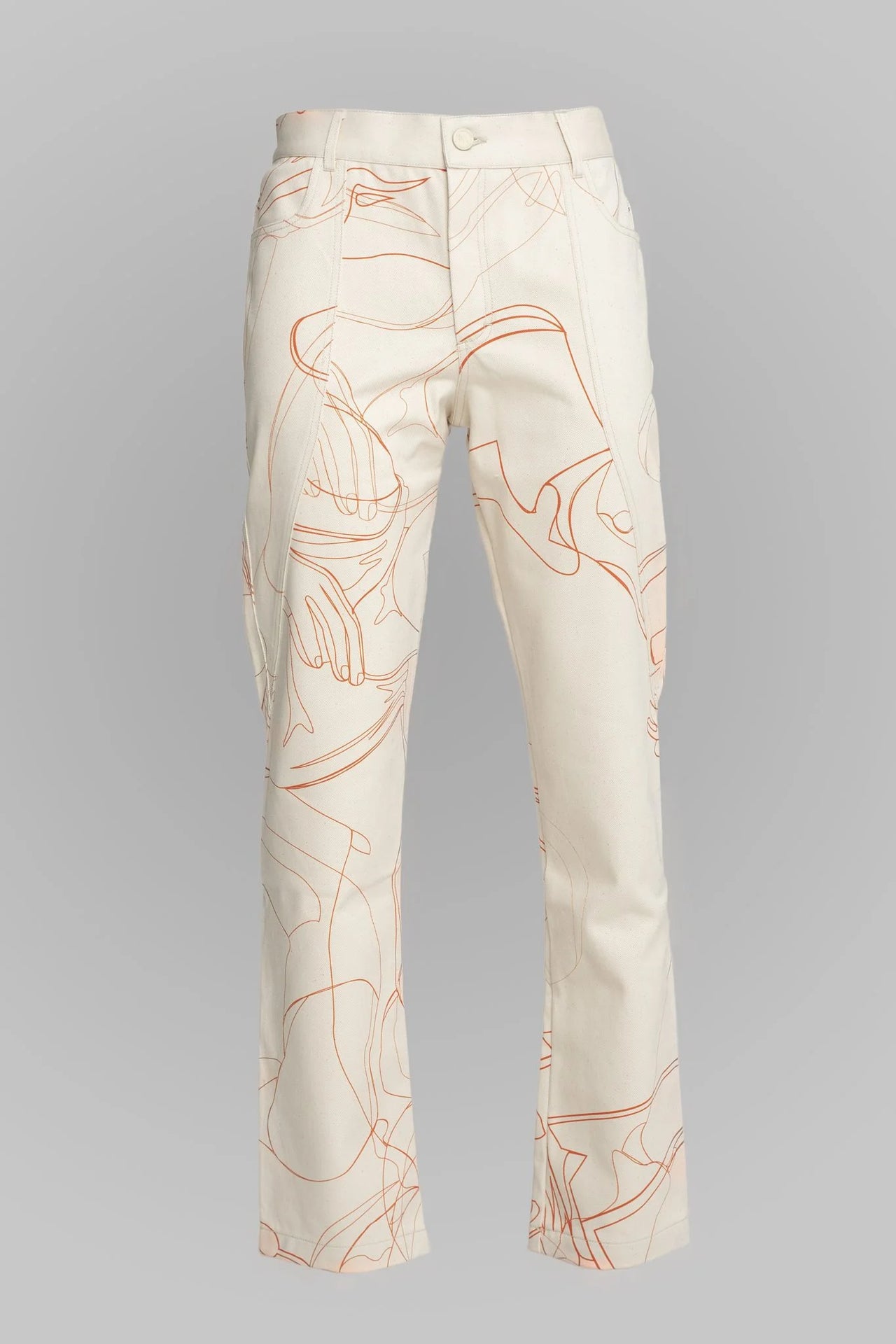 Victor Mudhe Line Art Jeans